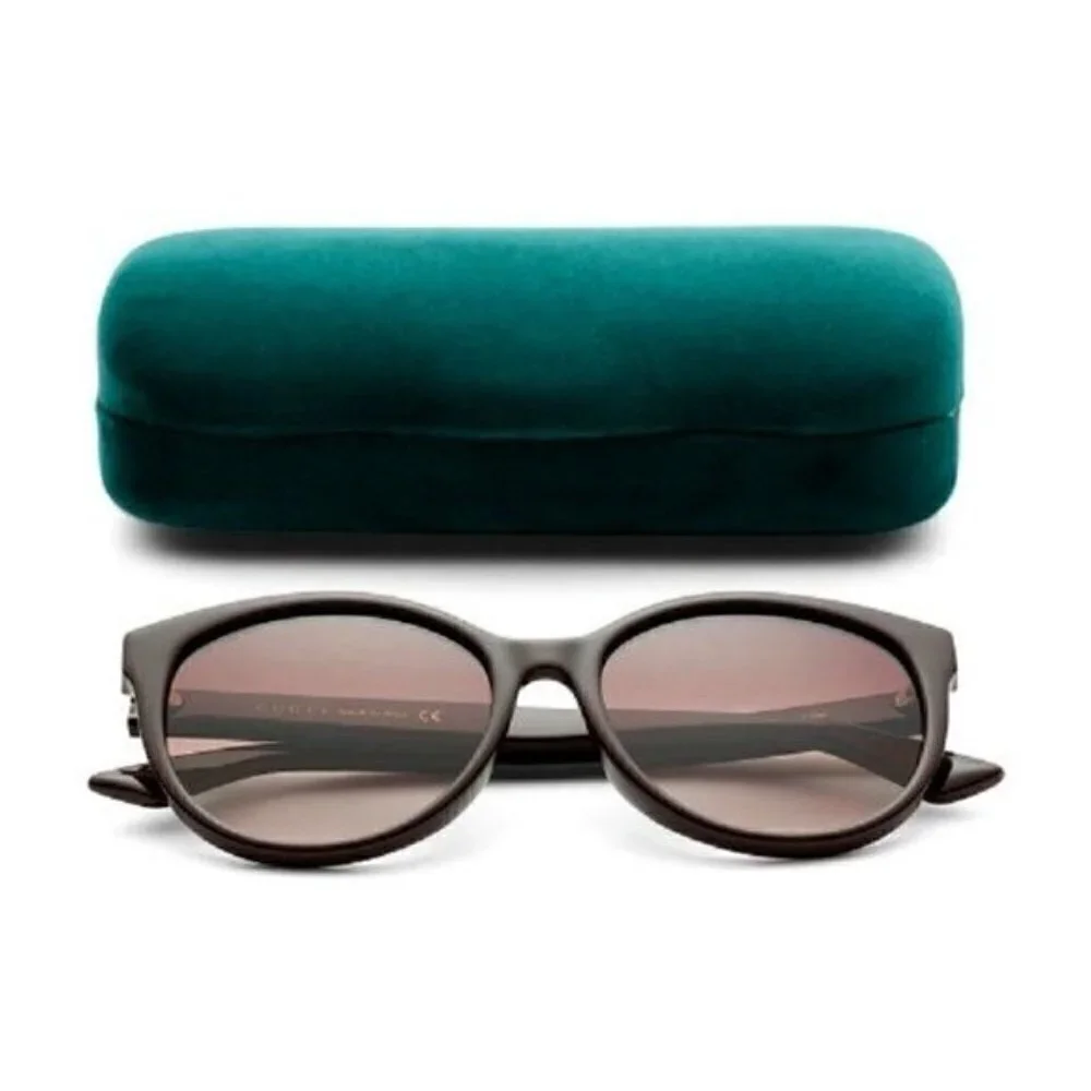 New- Authentic Gucci Brown Injection Molded Sunglasses